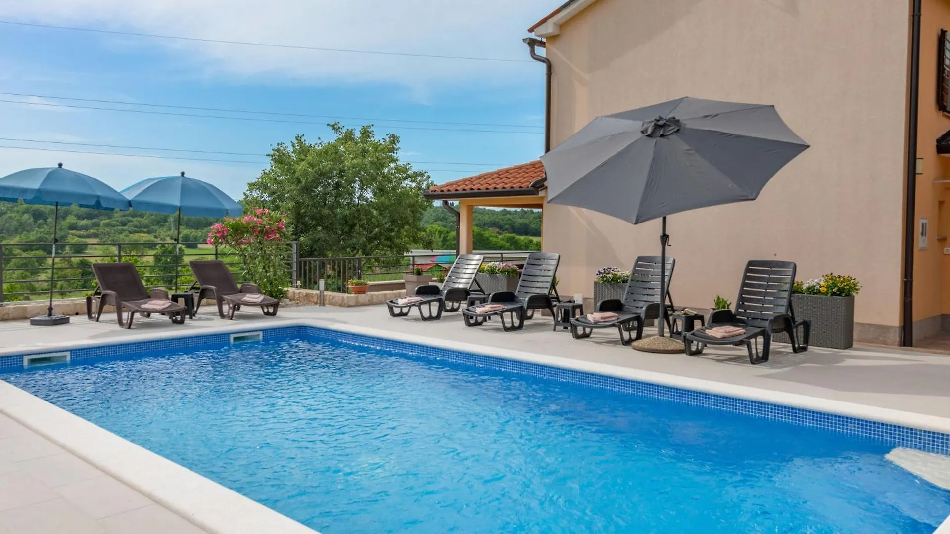 Villa Ana-Marija With Pool & Panoramic Nature Views Nedeščina 別荘